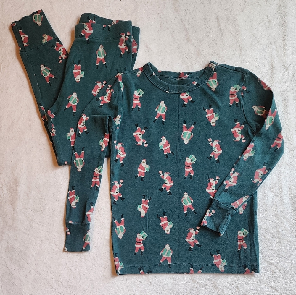 GAP Kids Green Santa Pajama Set
